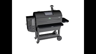 GMG Prime Plus pellet grill showcasing advanced features like WiFi Smart Control, precise temperature settings, and rotisserie capability, ideal for backyard grilling.